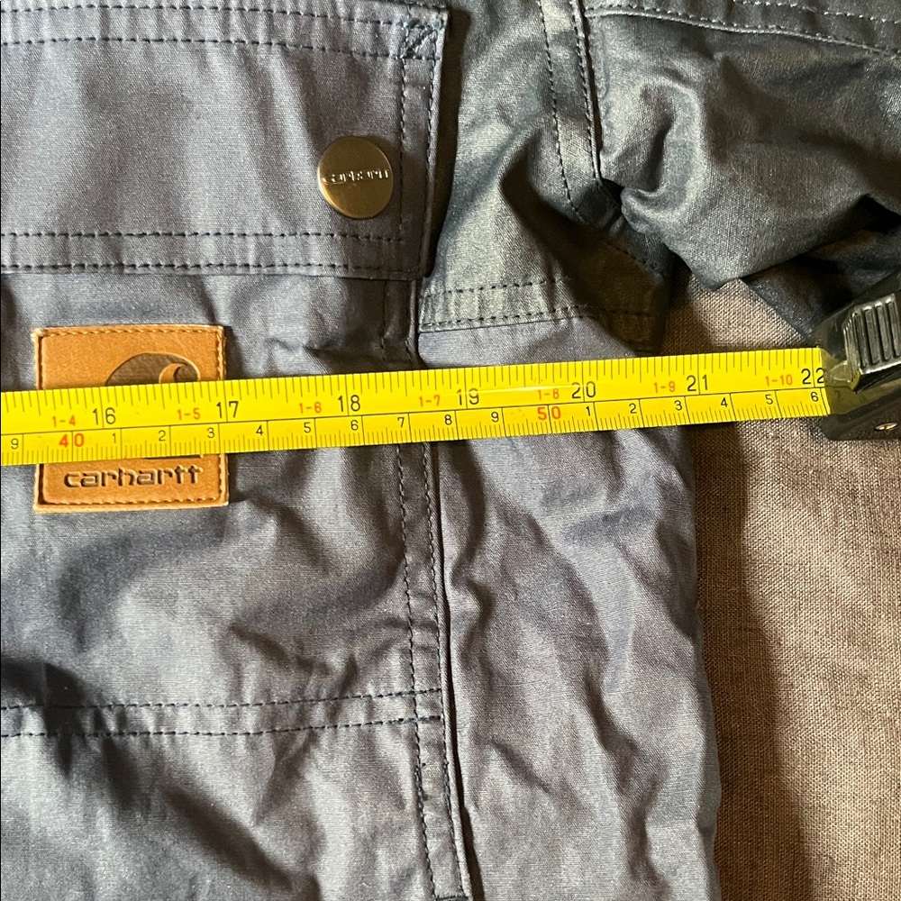 Carhartt Waxed Roy Jacket - Navy Blue - Picture 5 of 7